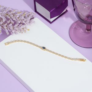 Royal Blue Stone Tennis Bracelet